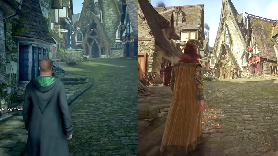 Aunque la estructura es similar, fácilmente se podría pensar que son dos juegos completamente diferentes. (Fuente de la imagen: SwitchUp Youtube)