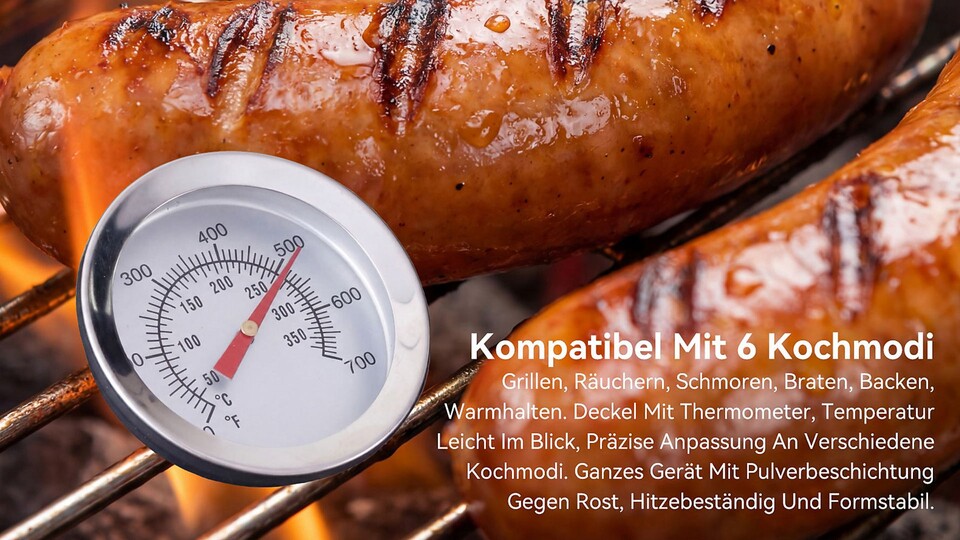 Ein Holzkohlegrill lässt sich nicht einfach hoch oder runterdrehen, aber ihr habt dennoch ein paar Optionen.