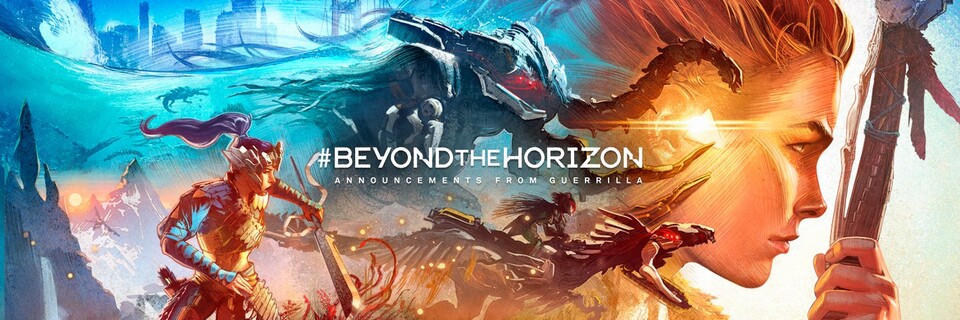 Dieses Artwork zu Horizon 2: Forbidden West zeigt offenbar eine neue Dino-Reitmaschine von Aloys Widersachern.