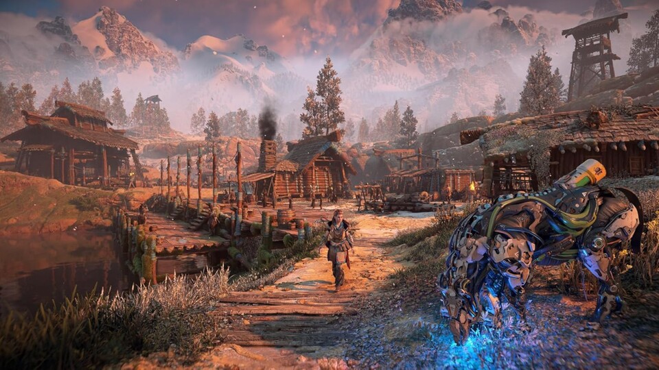 Im PS5-Remaster sieht Horizon Zero Dawn nochmal ein gutes Stück hübscher aus.