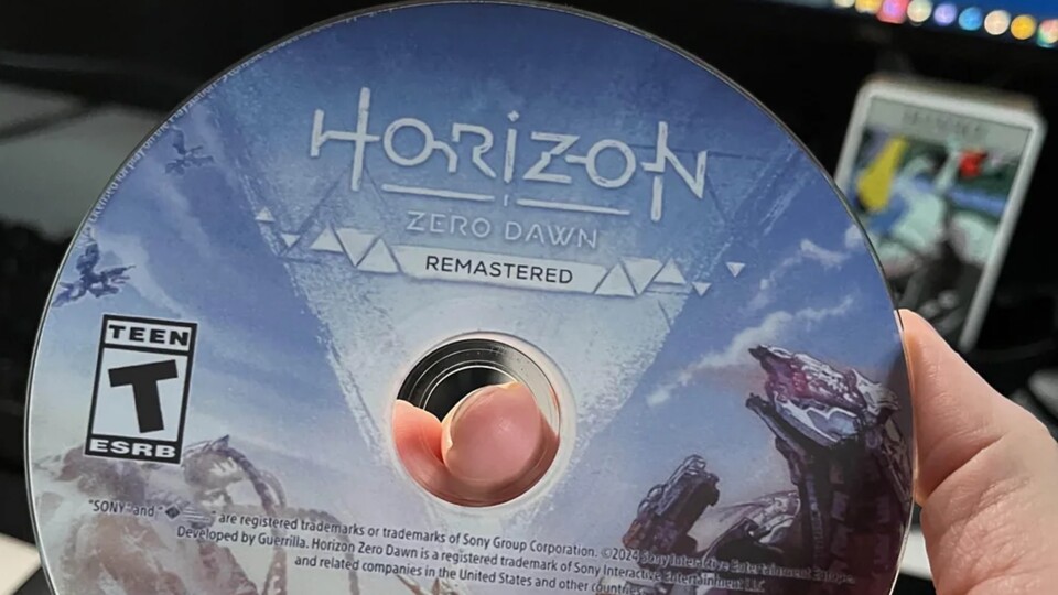 Die Disk von Horizon Zero Dawn Remastered schaut auf den ersten Blick gut aus. (Quelle: Reddit, doublerancor)