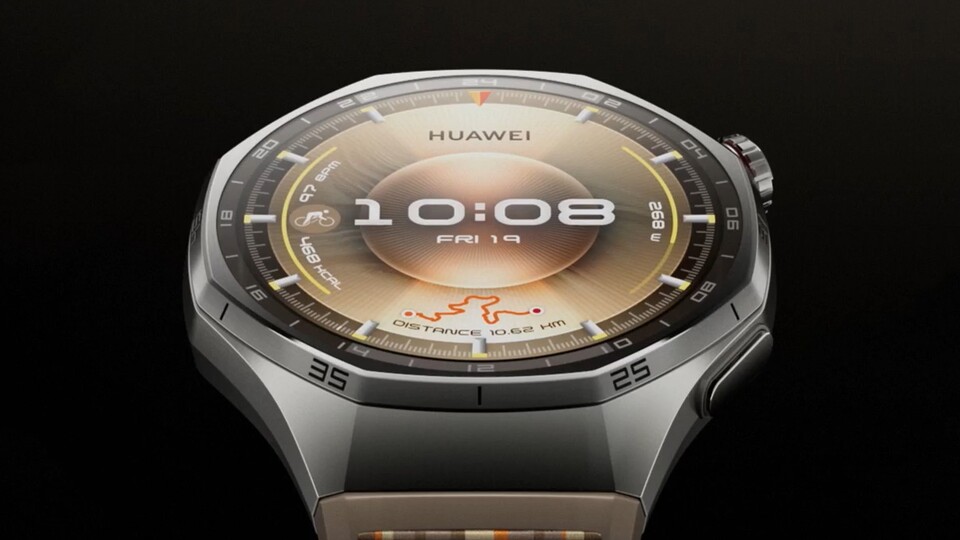 Die Smartwatch ist flach konstruiert, wiegt kaum etwas und fühlt sich am Handgelenk richtig hochwertig an.