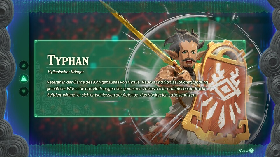 Hier seht ihr Typhan, eine der ersten freigeschalteten Figuren aus dem neuen Hyrule Warriors.