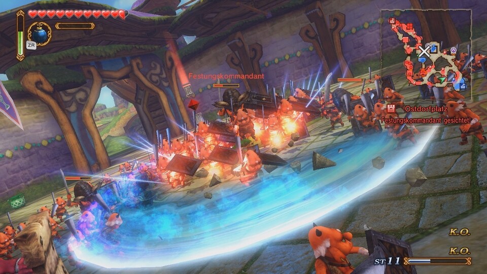 Der 3D-Mode von Hyrule Warriors funktioniert nur mit dem New Nintendo 3DS.