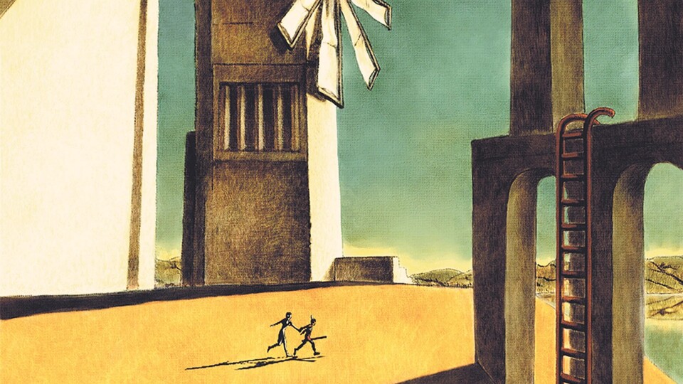 Das spezielle Cover ist an das Gemälde La nostalgia dellinfinito des Malers Giorgio de Chirico angelehnt.