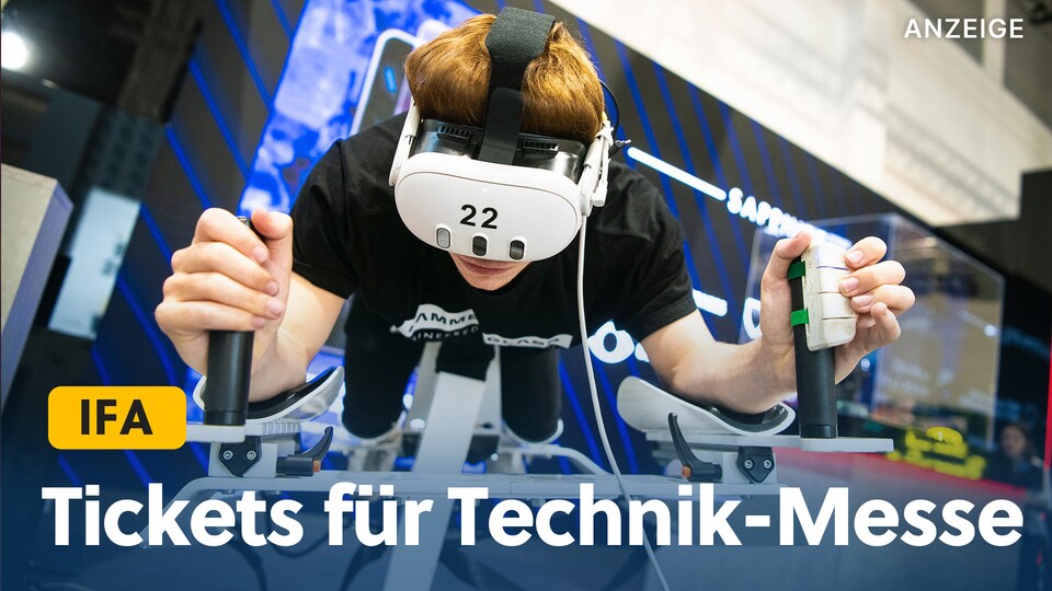Erlebt die neueste Technik auf der IFA hautnah und das zu einem gerade noch günstigen Preis.