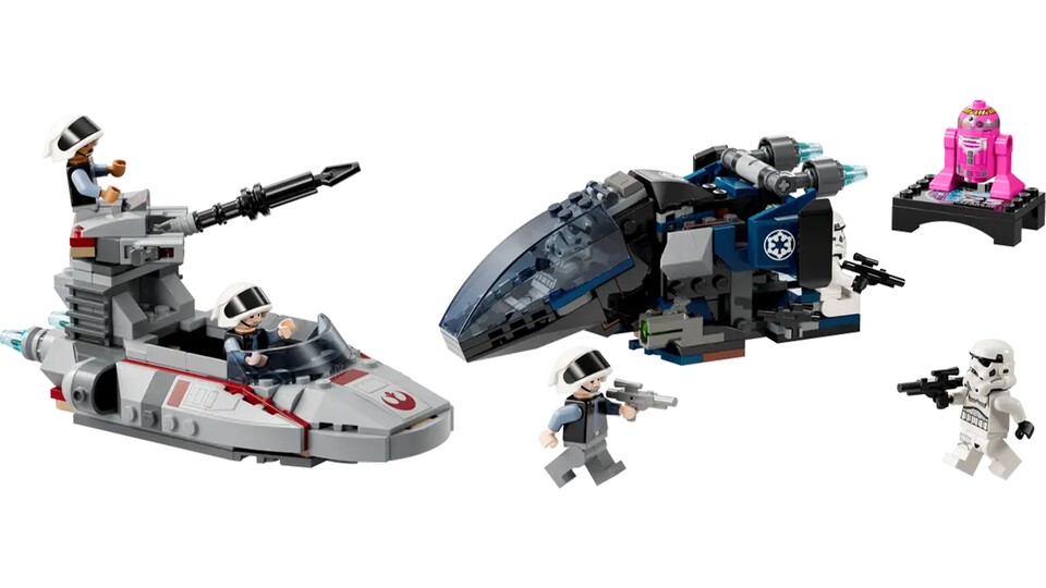 Imperial Dropship vs. Rebel Scout Speeder (Quelle: Lego.com)