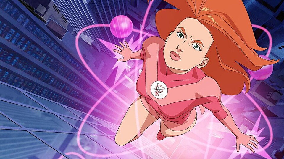 Auch Atom Eve wird in der nächsten Season, die zur Erde zurückkehrt, eine wichtige Rolle spielen.