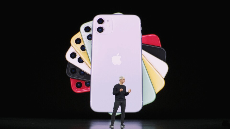 Das iPhone 11 gibt es in mehreren Farben.