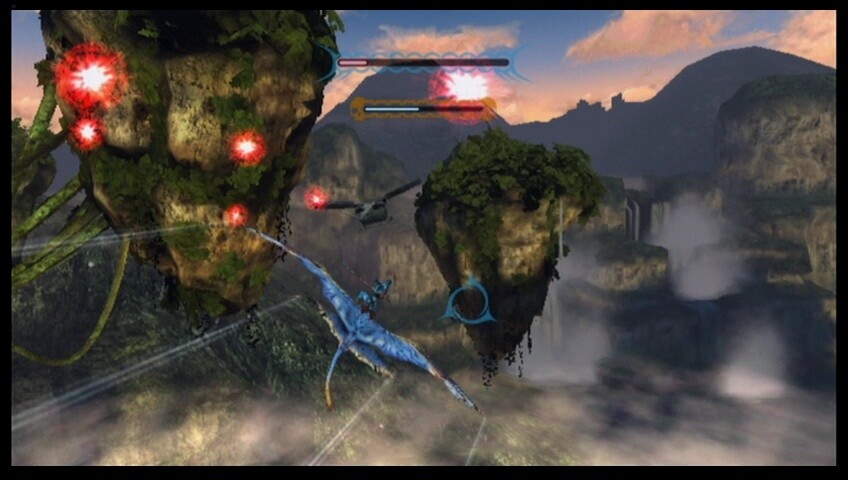 Avatar: Diese Flugmission sieht recht hübsch aus und lässt sich sogar mit dem Balance Board steuern. [Wii]