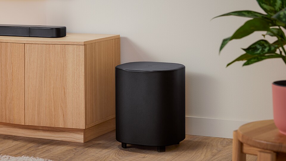 Der Subwoofer ist subtil aber mächtig: Stolze 10 Zoll sorgen für unglaubliche Bässe.