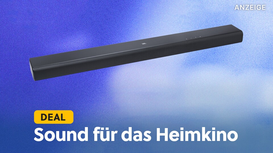Diese wirklich schmale Soundbar gibt es für das schmale Geld.