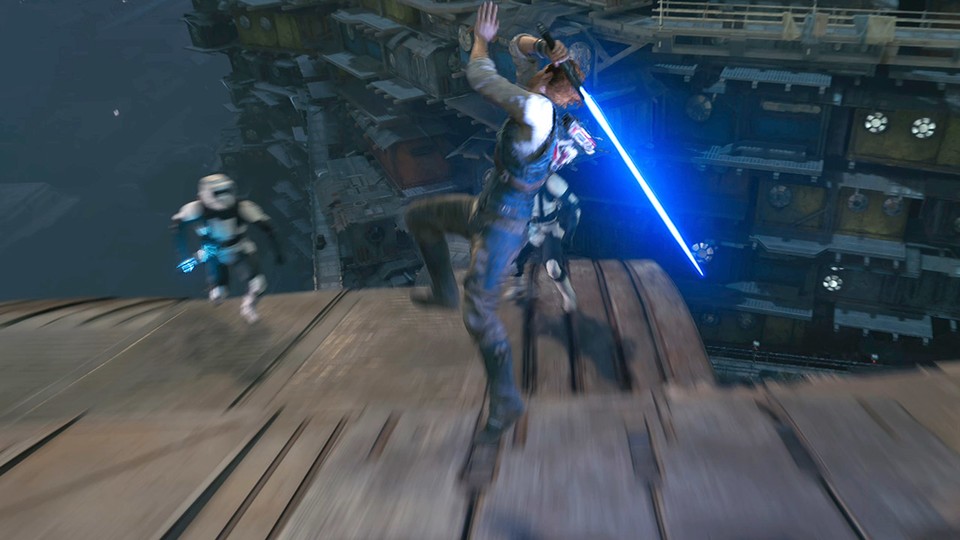 Motion Blur ist in Jedi: Survivor sehr kompetent eingebaut - wird viele von euch aber wohl auch stören.