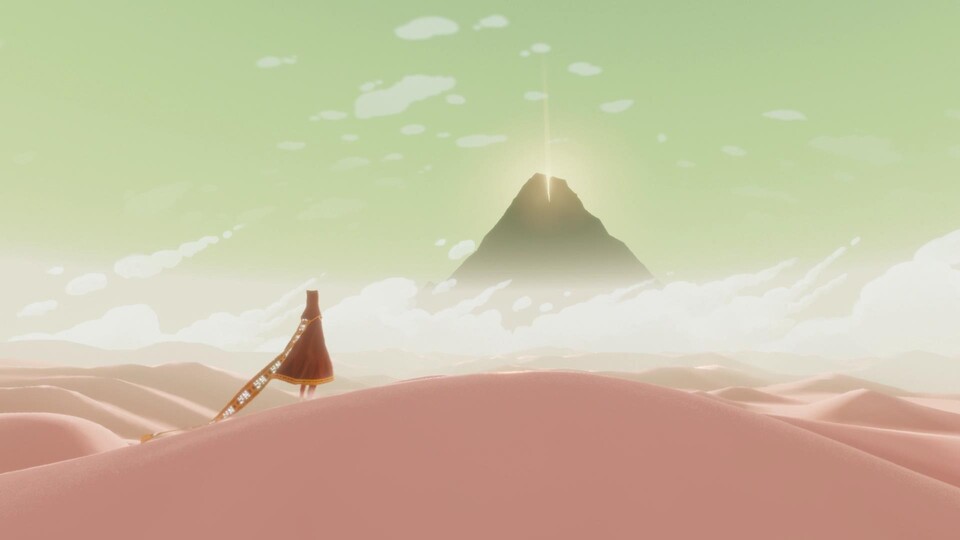 Neben AAA-Produktionen förderte Sony auch Indie-Spiele wie Journey, das heute als moderner Klassiker gilt.