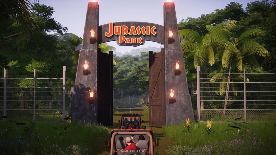 Jurassic World Evolution: Return To Jurassic Park - Ingame-Szenen aus dem DLC