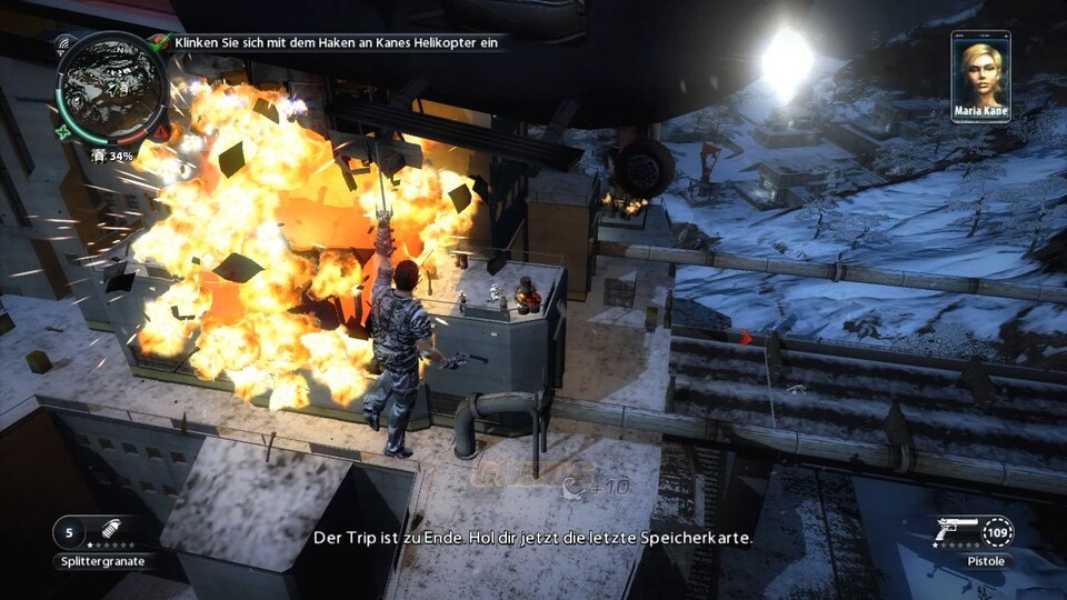 Just Cause 2: Die Explosionen sind pompös und äußerst schick inszeniert.