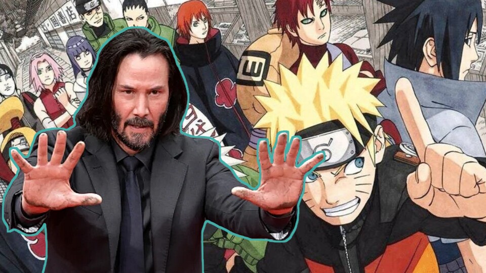 Keanu Reeves als Inspiration für einen Charakter aus Naruto. (Bild von Naruto Shippuden: © SHUEISHA Masashi Kishimoto)