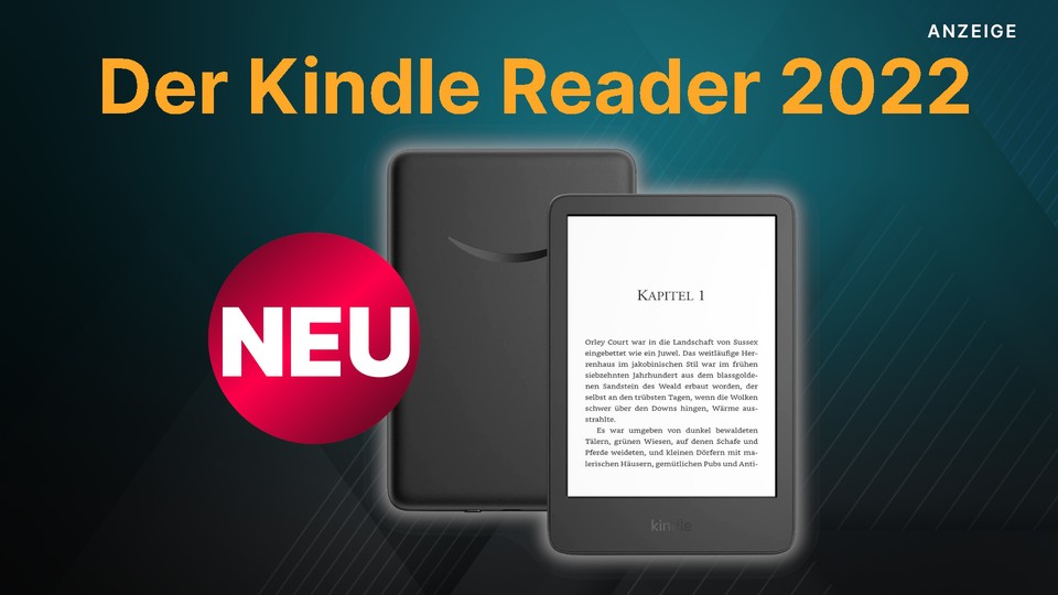 Den neuen und stark verbesserten Amazon Kindle Reader 2022 könnt ihr jetzt vorbestellen.