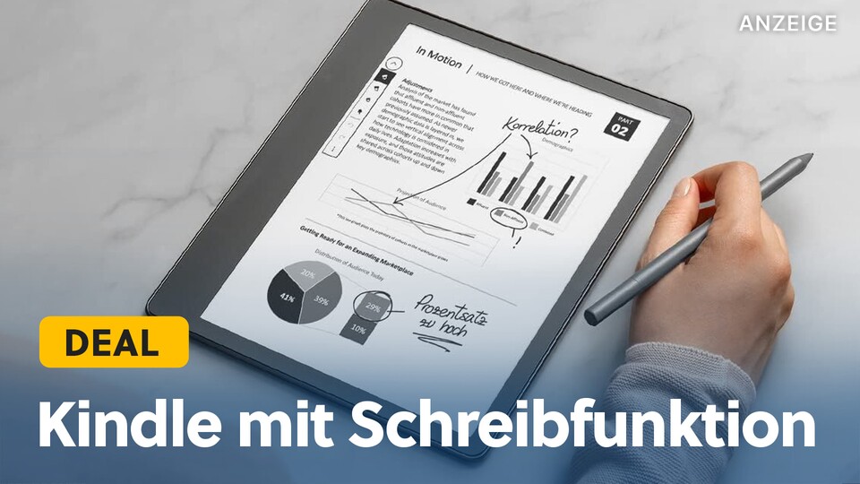 Mit dem Kindle Scribe könnt ihr so viel mehr machen als nur Bücher lesen.