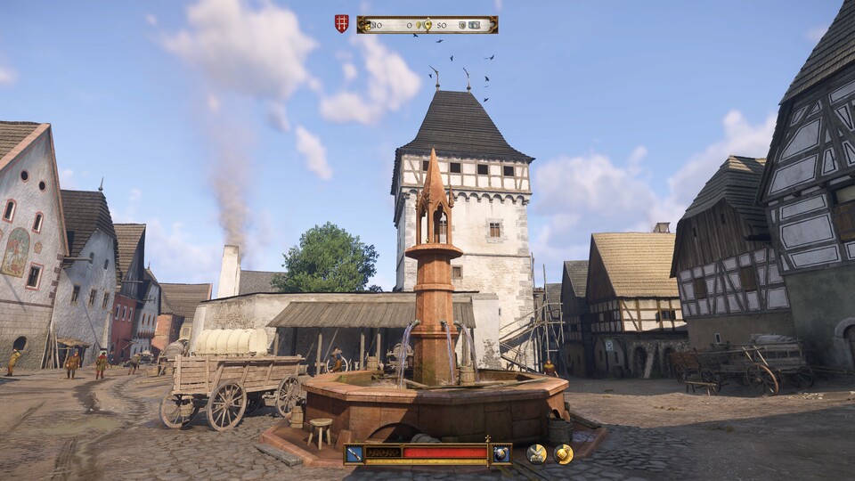 In Kingdom Come: Deliverance 2 seid ihr diesmal auch in einer mittelalterlichen Großstadt unterwegs.