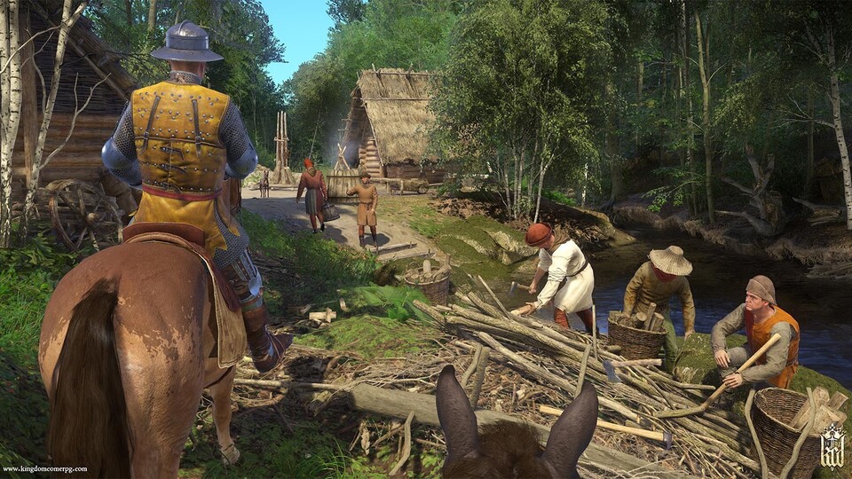 In Kingdom Come: Deliverance - From the Ashes darf man sein eigenes Dorf bauen.