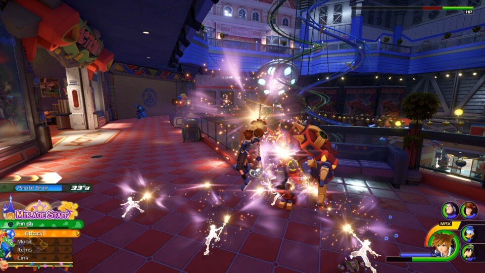 Kingdom Hearts 3 bietet chaotisches Glitzerchaos.