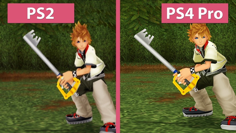Kingdom Hearts 2 - PS2 Original im Vergleich zu PS3, PS4 und PS4 Pro
