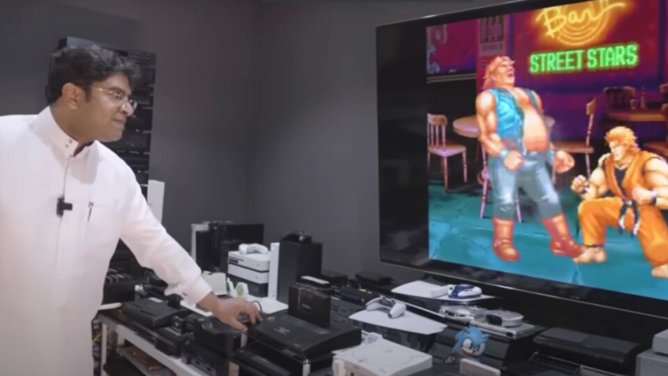 This console complex has 444 devices connected to a single TV. (Screenshot: Guinness World Records)