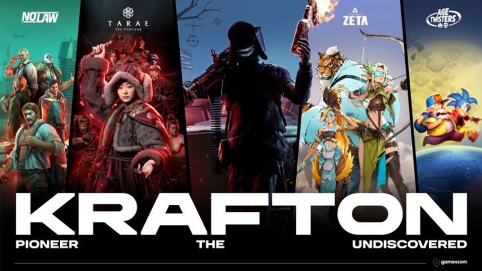 Krafton ist erneut einer der größten Aussteller auf der gamescom.