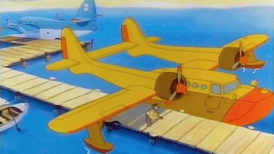 Die Seegans ist das legendäre Flugzeug von Käptn Balu. (Quelle: talespinsourcepage)