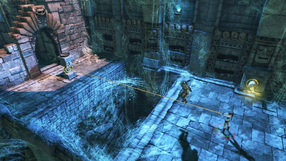 Lara Croft: Im Koop-Modus löst ihr gemeinsam Rätsel und killt Monster