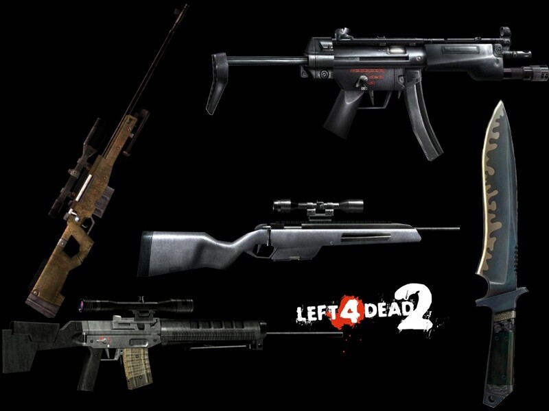 Left 4 Dead 2: Counterstrike-Waffen gibt's exklusiv in der deutschen Version von L4D2.