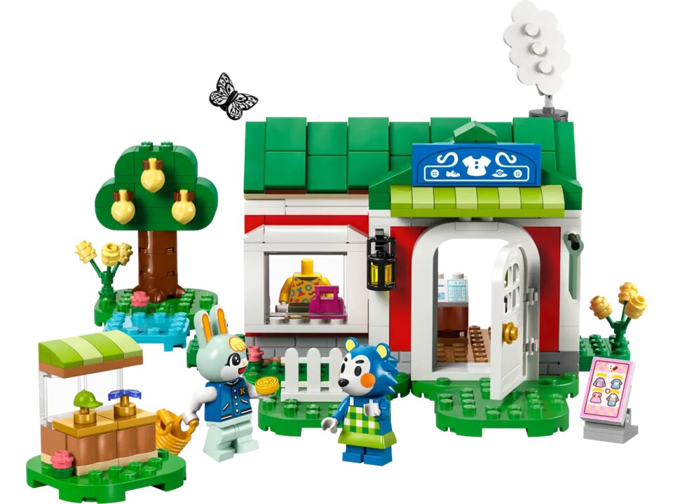 So sieht das gesamte LEGO-Set der Schneiderschwestern aus.