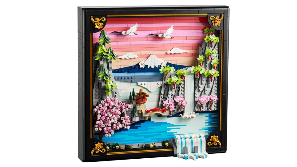 Japanische Kirschblütenlandschaft (Quelle: Lego.com)
