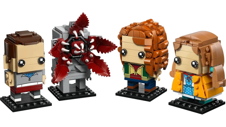 Elfi, Max, Demogorgon und Holly Figuren (Quelle: Lego.com)
