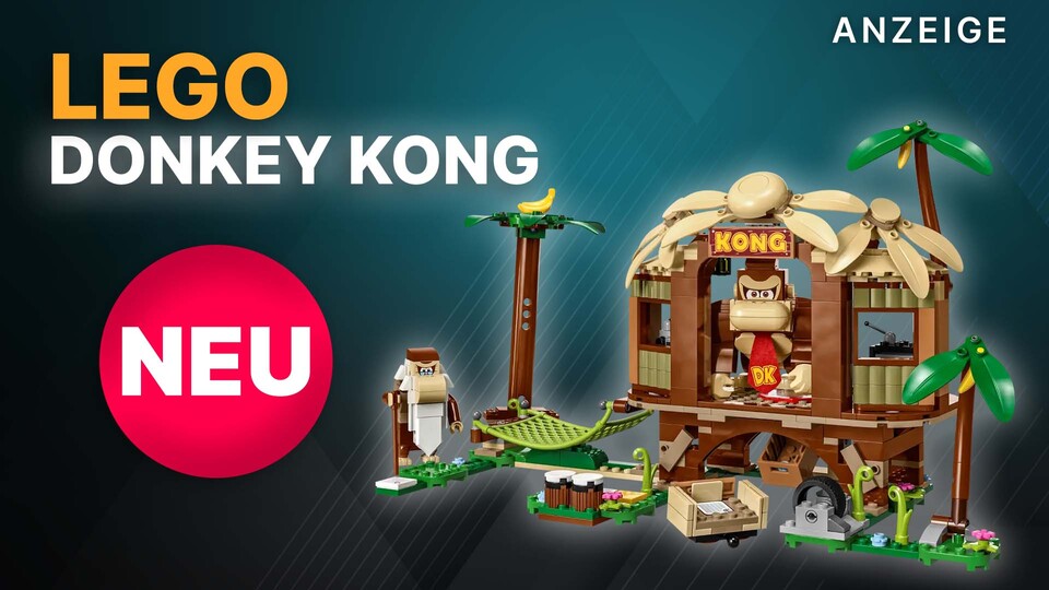 Dieses coole LEGO Donkey Kong Set könnt ihr euch schon im Sommer 2023 nach Hause holen!
