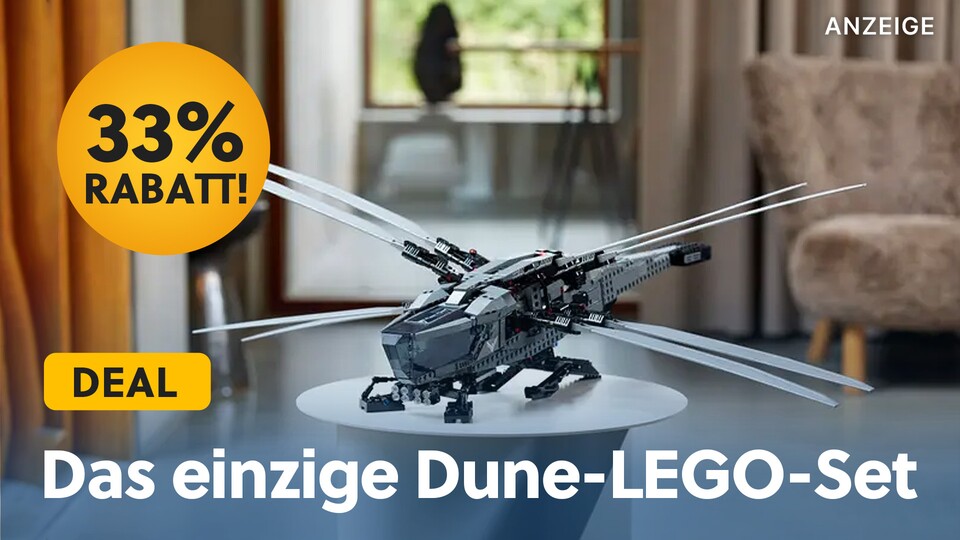 Der Ornithopter ist momentan das einzige Set von LEGO unter der Dune-Lizenz.