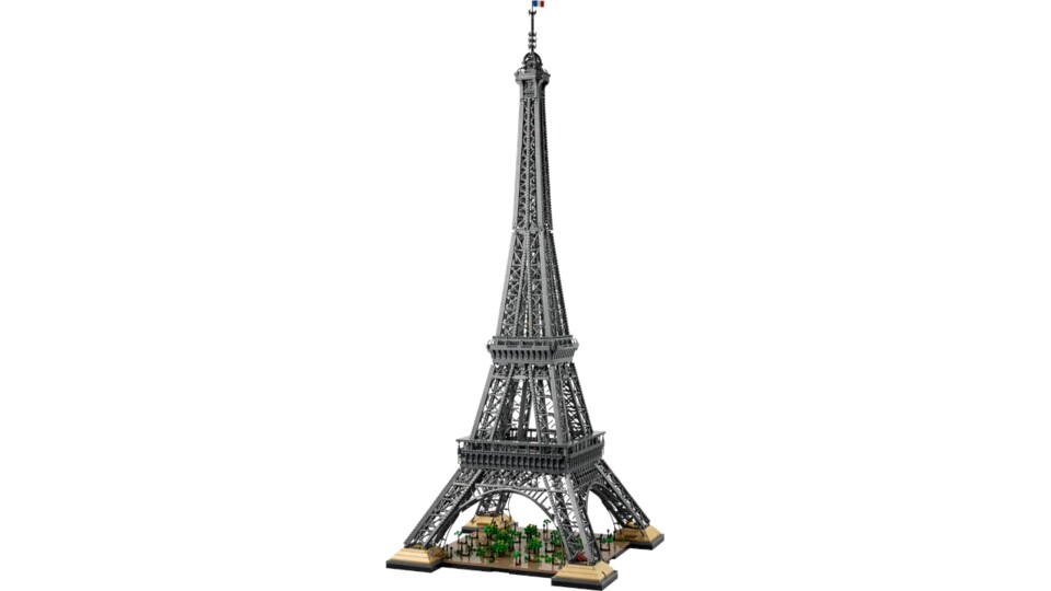 So sieht der LEGO-Eiffelturm in all seiner Pracht aus. (Bild: © lego.com)