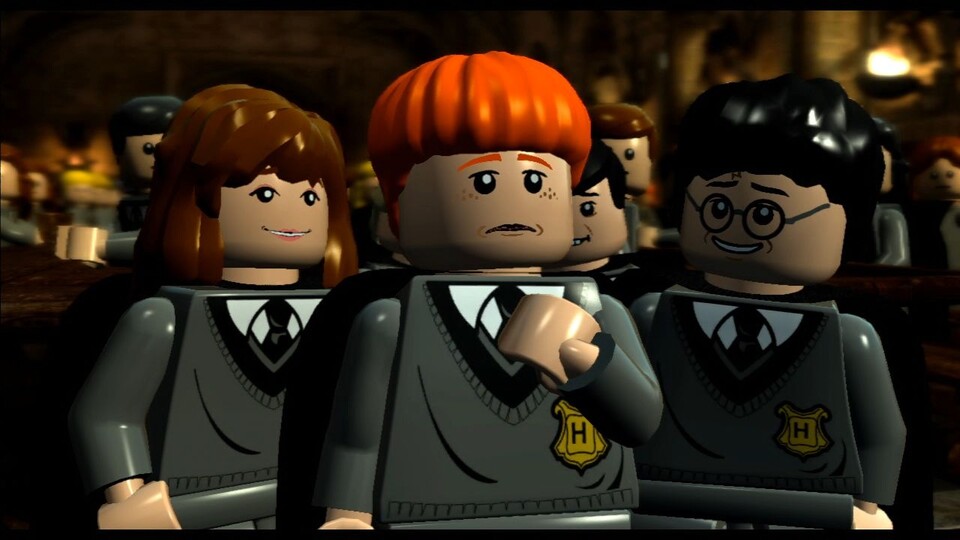 Lego Harry Potter: Ron, Hermine und Harry sind ein eingespieltes Team.