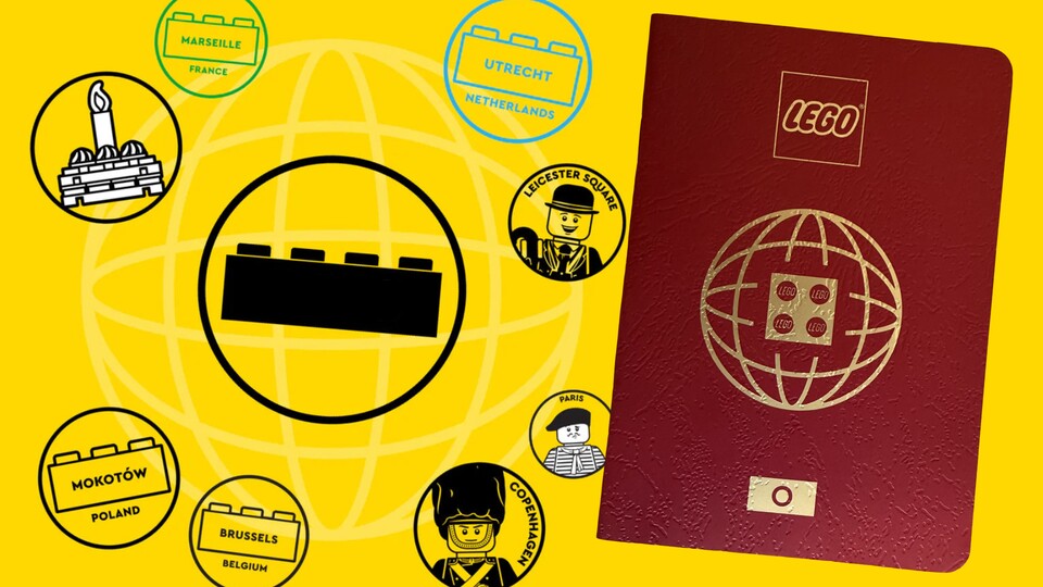 Der LEGO Reisepass ist auch eine schöne Erinnerung daran, wo ihr schon überall ward. (Bild: LEGO)