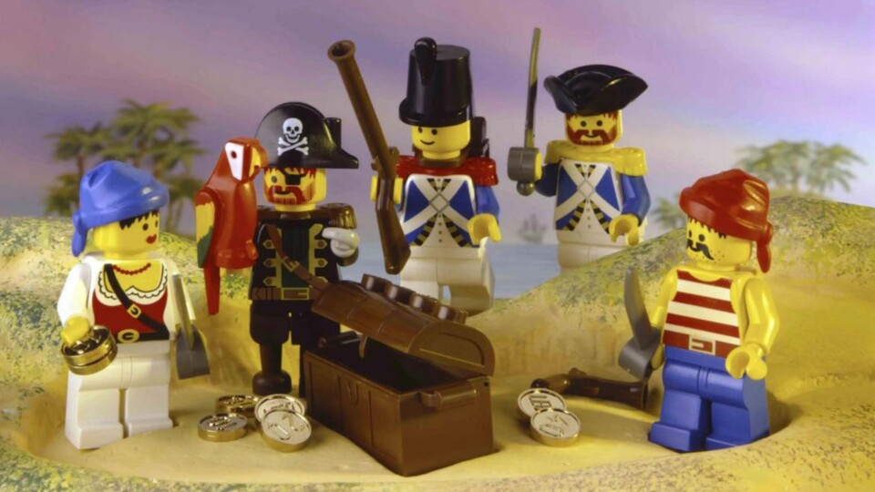 Das ist der gesamte Inhalt eines Mini-Sets. Wenig zum Bauen, aber dafür umso mehr zum Spielen.