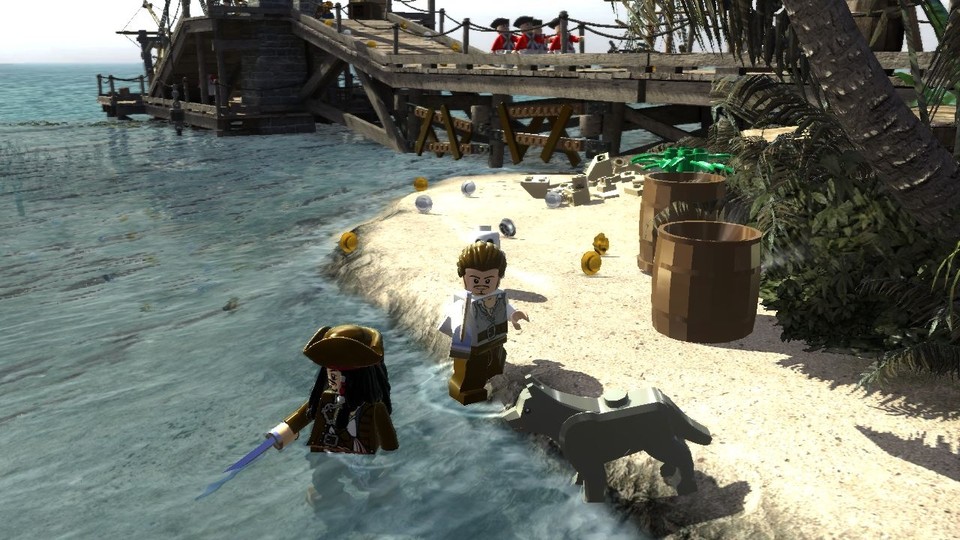 Die Lego-typischen Rätsel gibt es auch in Pirates of the Caribbean.