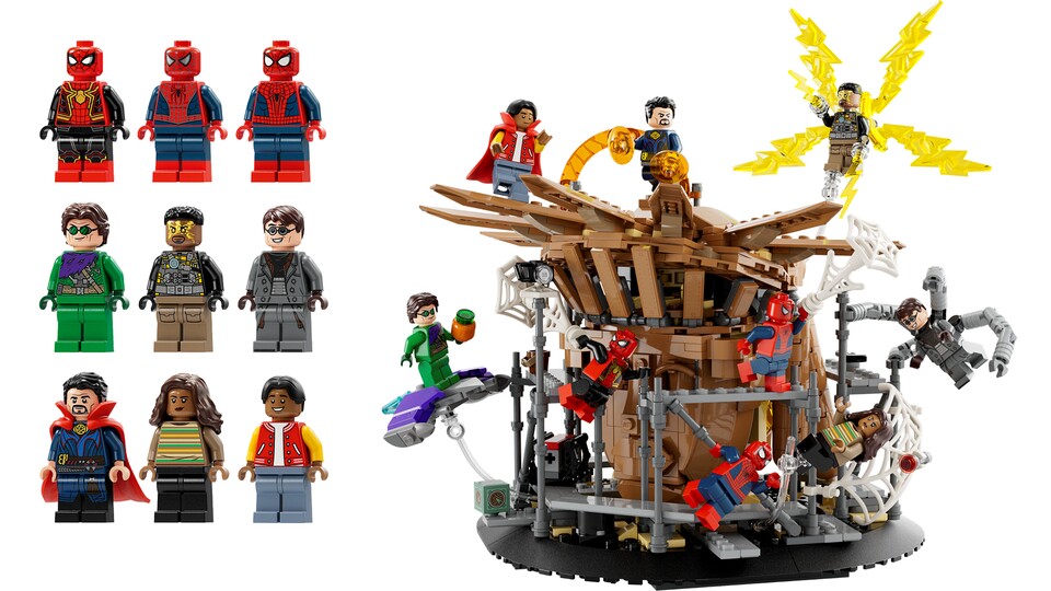 Alleine die 9 Minifiguren lassen Spider-Man Fans höher schlagen. Dass das Set dazu cool zum bauen und anschauen ist, ist natürlich auch ein netter Bonus.