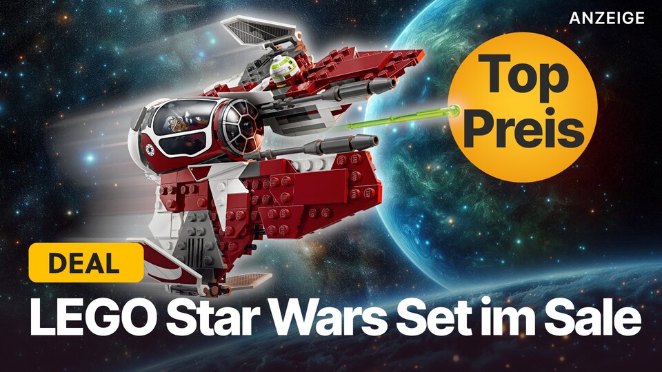 Gerade erst erschienen und schon bei Amazon im Angebot: Das LEGO Star Wars Set mit Ahsokas Jedi Interceptor.