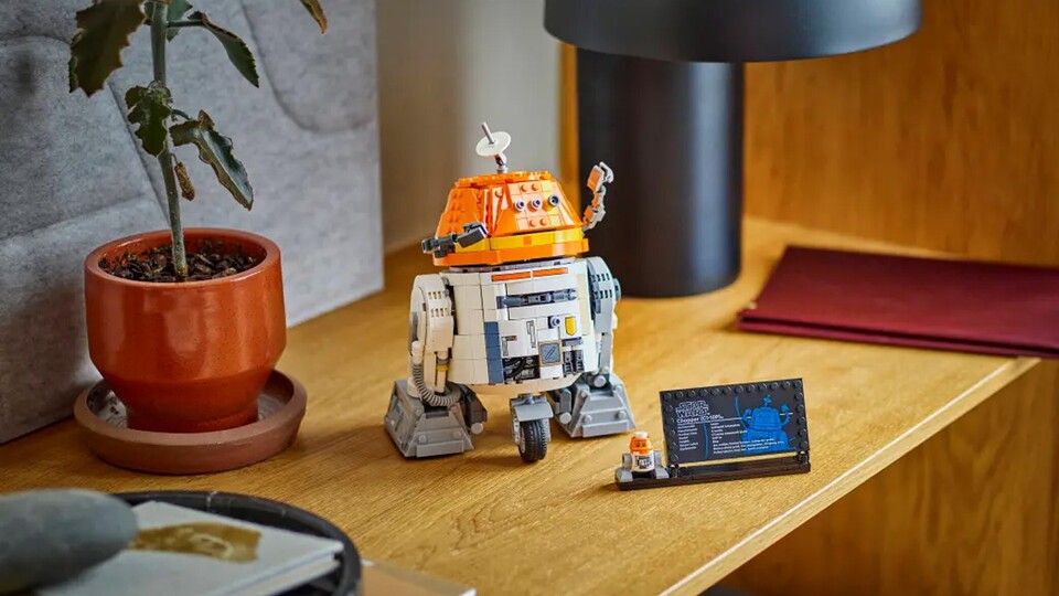Chopper macht sich in der LEGO-Version auch sehr gut als Tischdekoration.