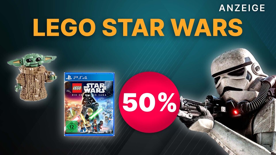 Egal ob LEGO Figur oder LEGO Spiel für die PS4: Bei Amazon gibt es aktuell super viele Angebote rund um die Skywalker Saga.