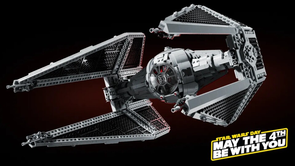 Den neuen TIE Abfangjäger könnt ihr euch jetzt im Star Wars Day Sale des LEGO Stores sichern.