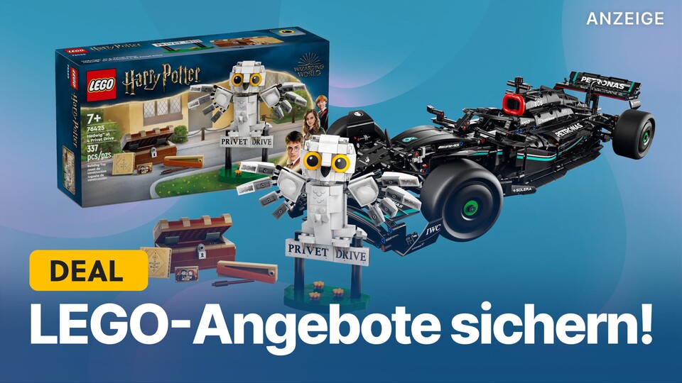 Im LEGO-Sale bei MediaMarkt bekommt ihr jetzt Sets aus den verschiedensten Bereichen günstig. Mit dabei sind Harry Potter und ein Formel 1-Rennwagen.