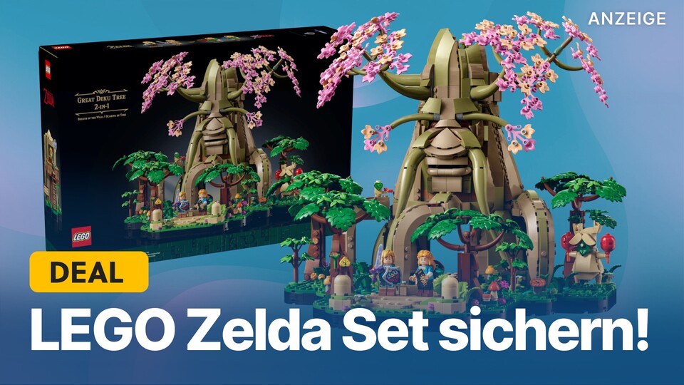 Den Deku-Baum aus Zelda: Breath of the Wild und Ocarina of Time könnt ihr jetzt mit 2500 LEGO-Bausteinen nachbauen.