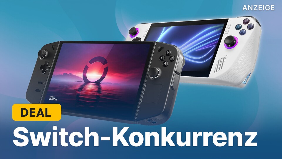 Wer einen Gaming-Handheld will, aber mehr Power und Funktionen haben möchte als bei der Nintendo Switch, kann den Asus ROG Ally und den Lenovo Legion Go jetzt günstig abstauben.